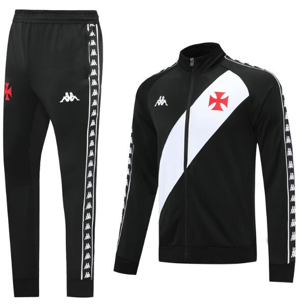 Vasco da Gama Black Training Jacket Kits with Pants 2020/21